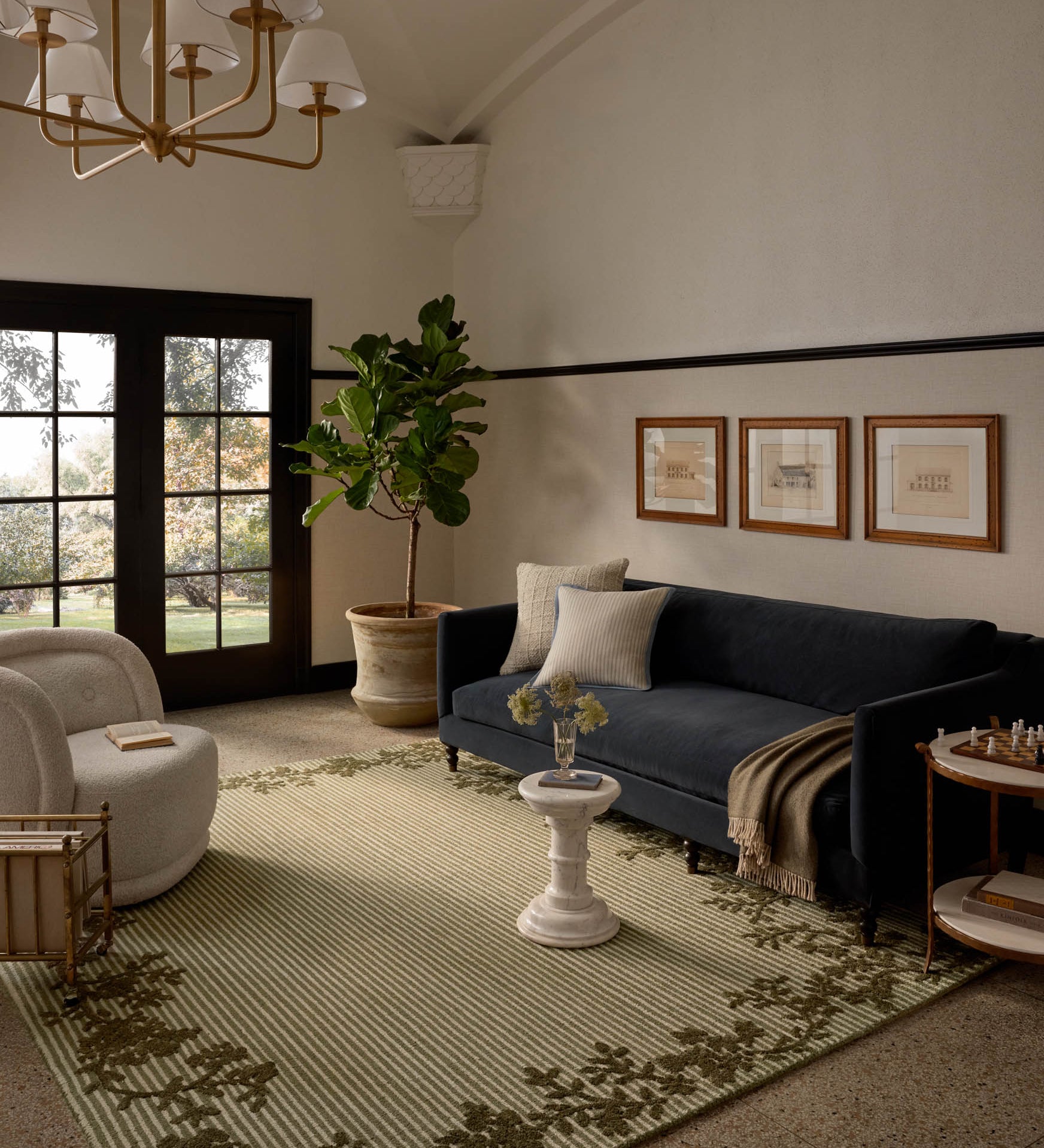 Magnolia Home x Loloi Winslet Olive / Ivory Rug - Rug & Weave