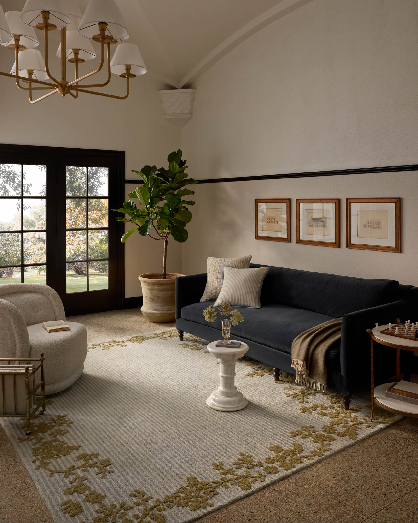 Magnolia Home x Loloi Winslet Sky / Wheat Rug - Rug & Weave