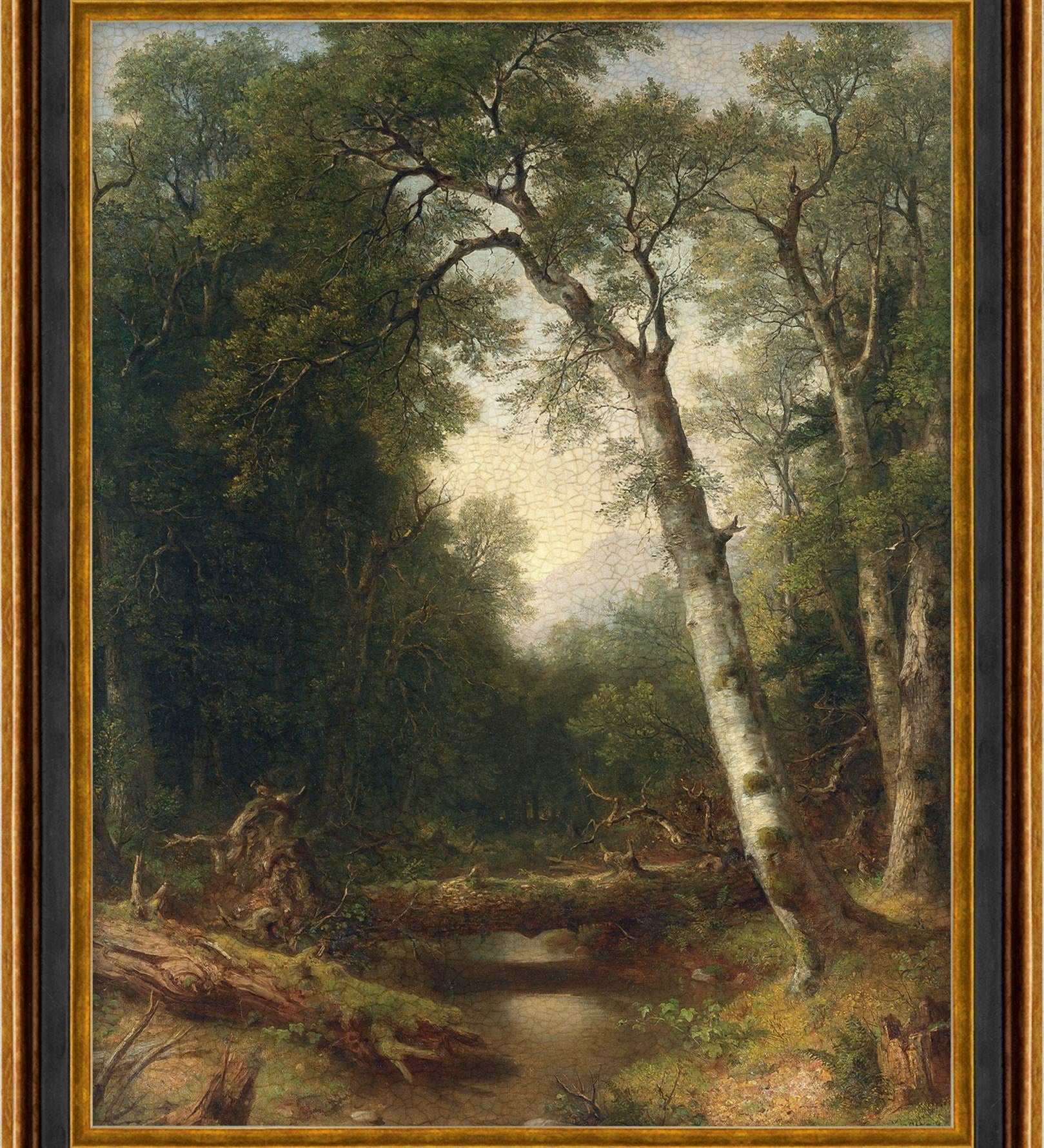 "Crossing Point" Framed Art Print – view 2