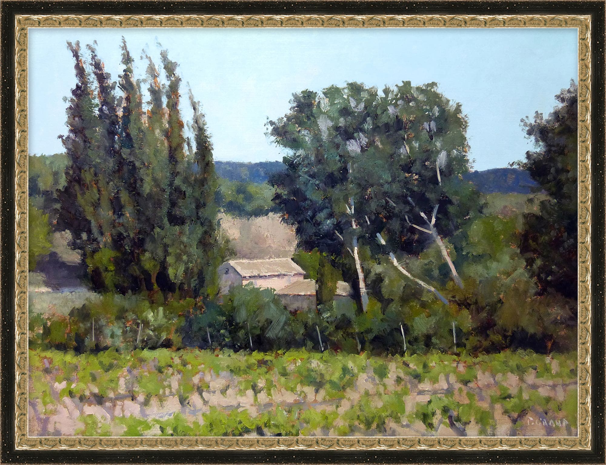 "Provence Farms" Framed Art Print ARTWORK - framed art Wendover Art Group