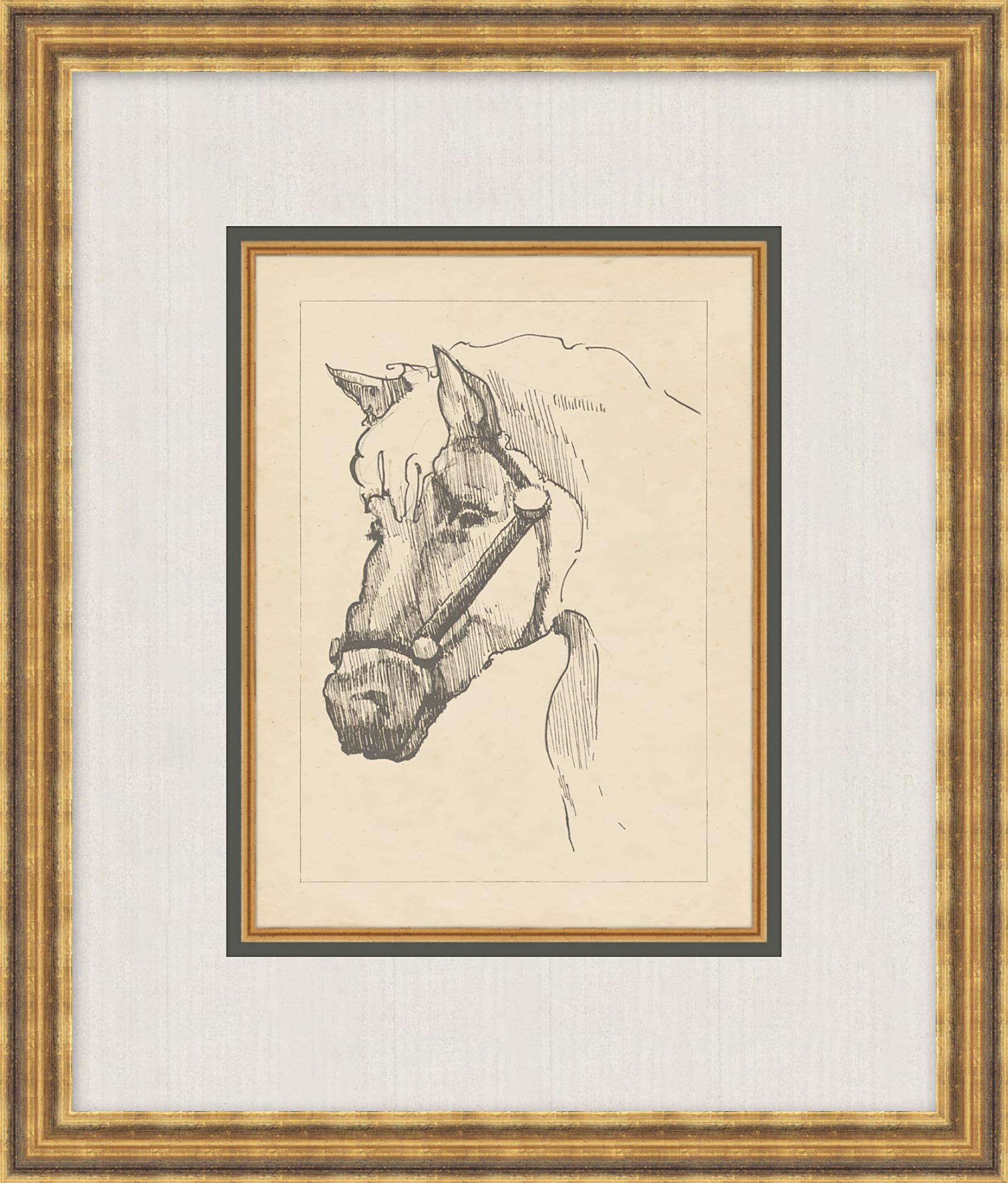 "Equine Sketch" Framed Art Print ARTWORK - framed art Wendover Art Group