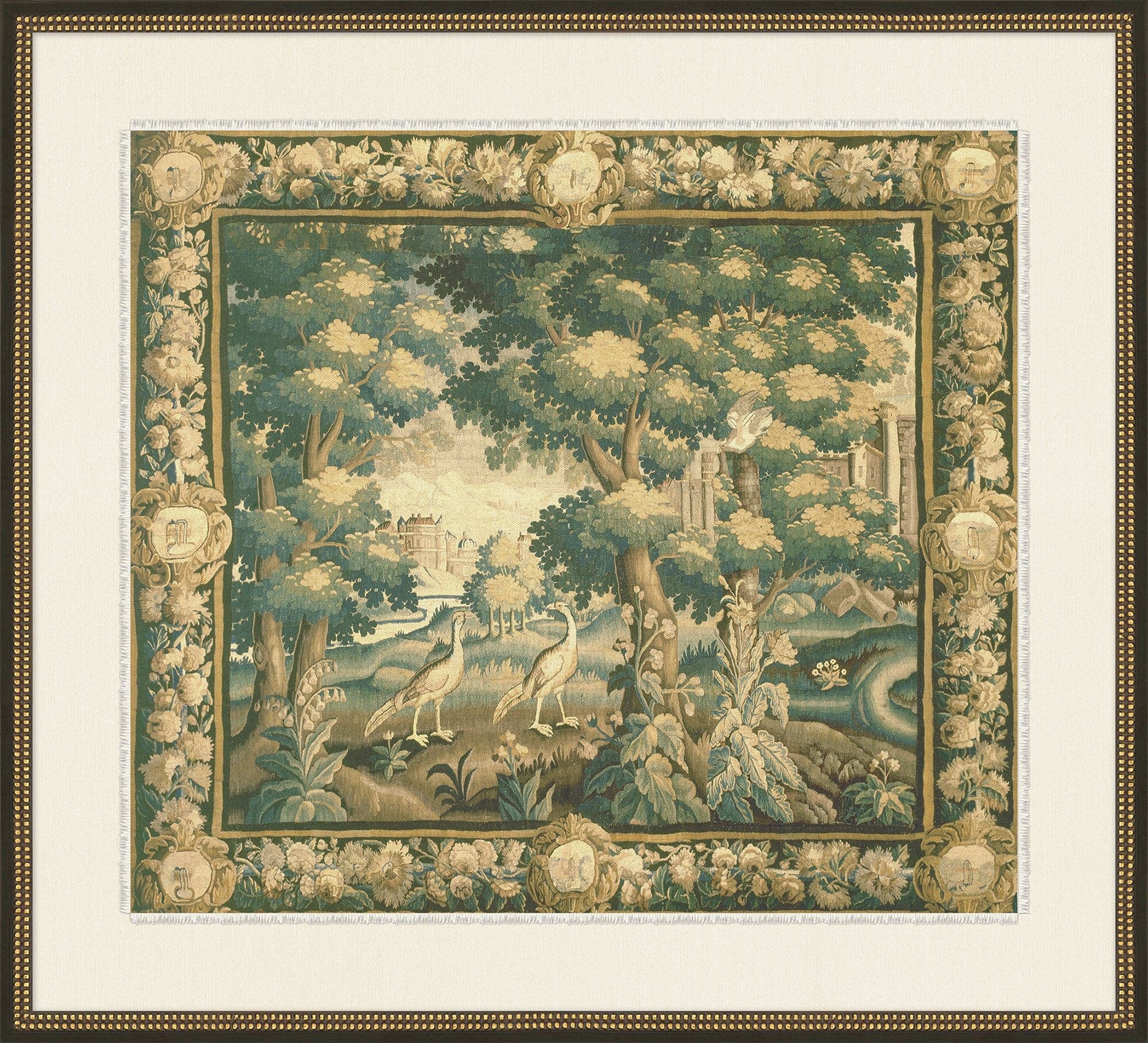 "The Threaded Garden" Framed Art Print ARTWORK - framed art Wendover Art Group