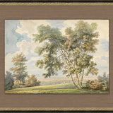 "In the Orchard" Framed Art Print