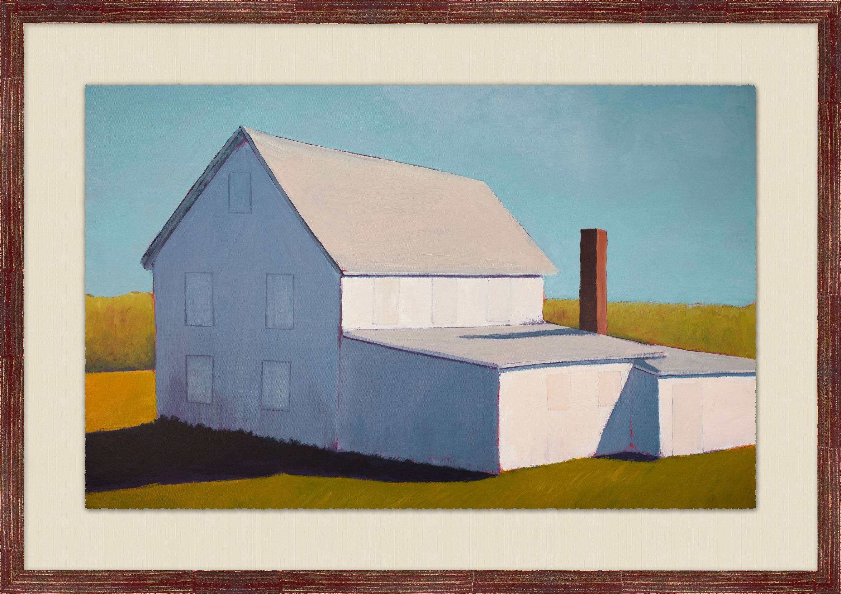 "Simple Farmhouse" Framed Art Print – view 2