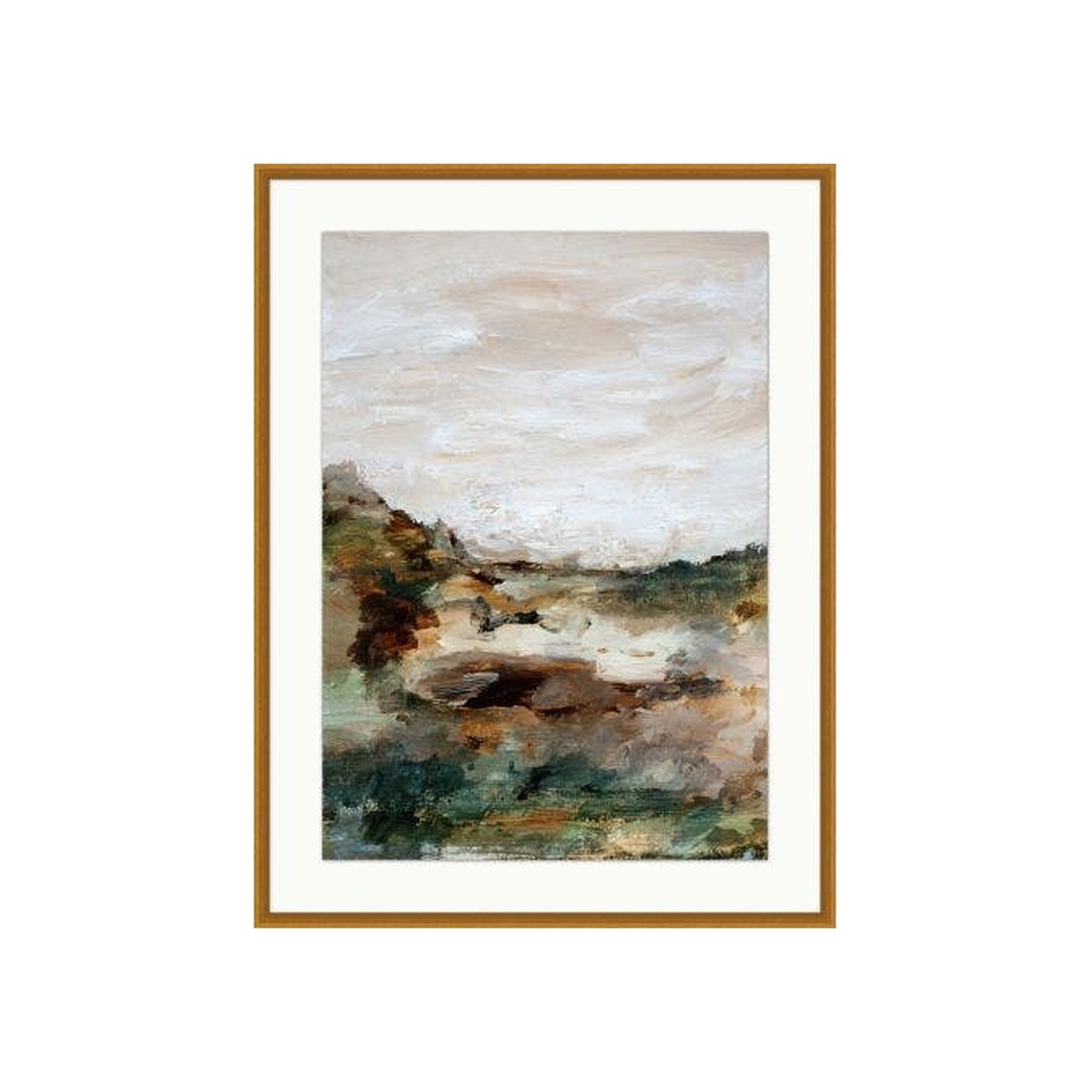 "Muddled Horizon" Framed Art Print