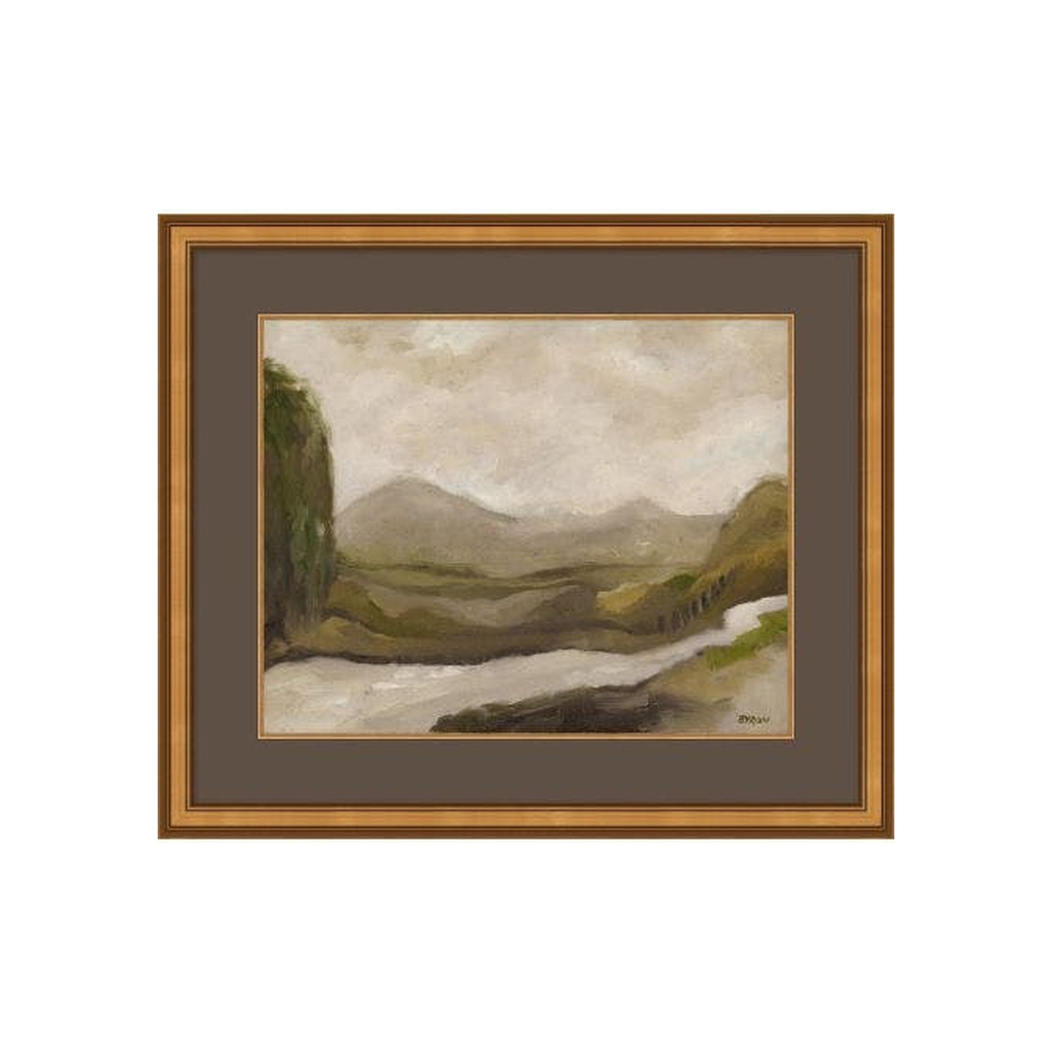 "The Water Between" Framed Art Print