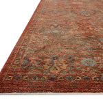 Loloi Winchester Rust / Multi Rug RUGS - synthetic Loloi 18" x 18"