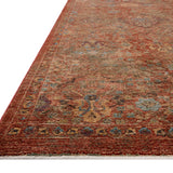 Loloi Winchester Rust / Multi Rug RUGS - synthetic Loloi 18" x 18"