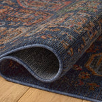 Loloi Winchester Navy / Multi Rug RUGS - synthetic Loloi 18" x 18"