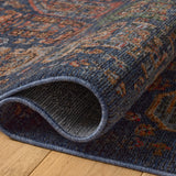 Loloi Winchester Navy / Multi Rug RUGS - synthetic Loloi 18" x 18"
