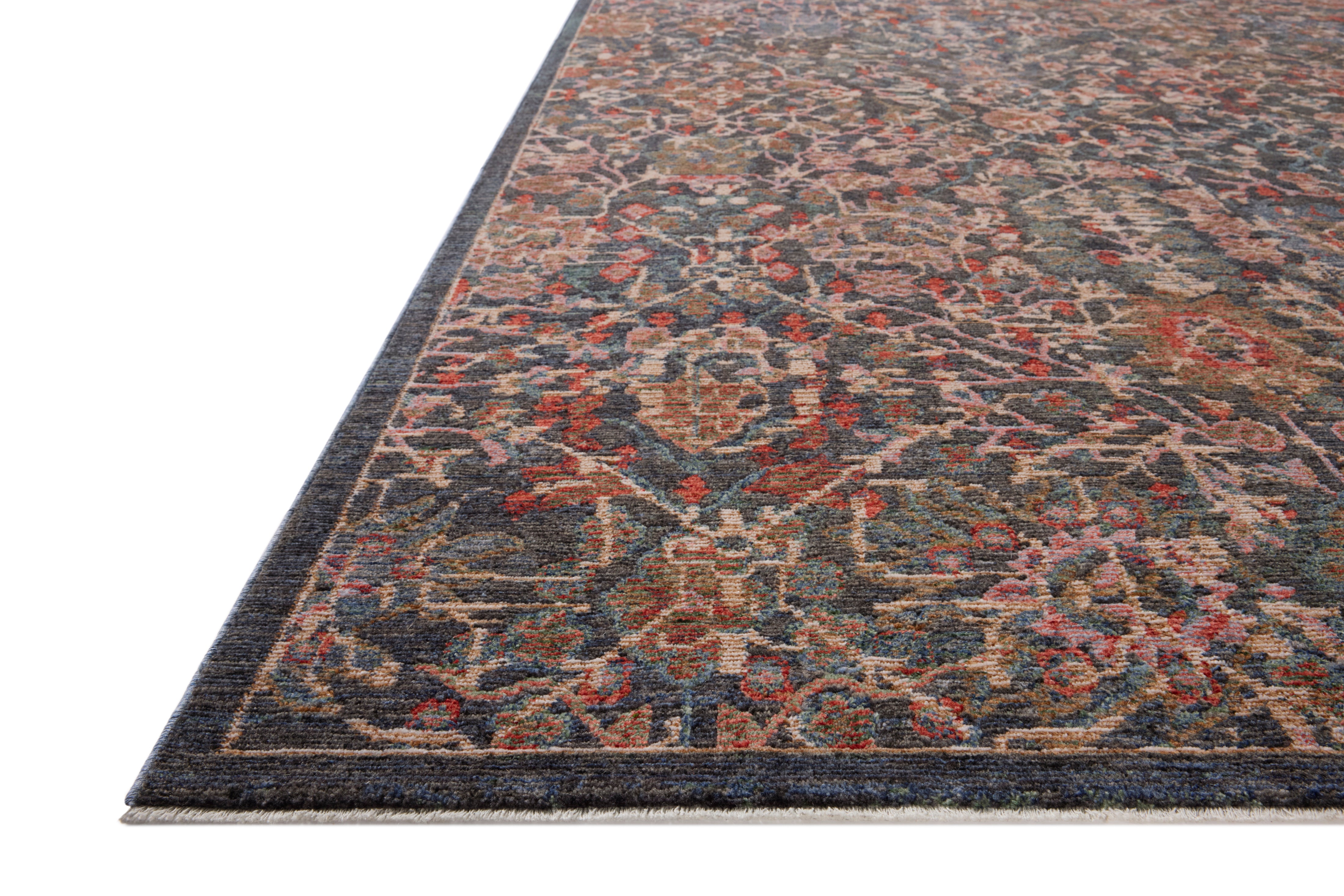 Loloi Winchester Denim / Sunset Rug RUGS - synthetic Loloi
