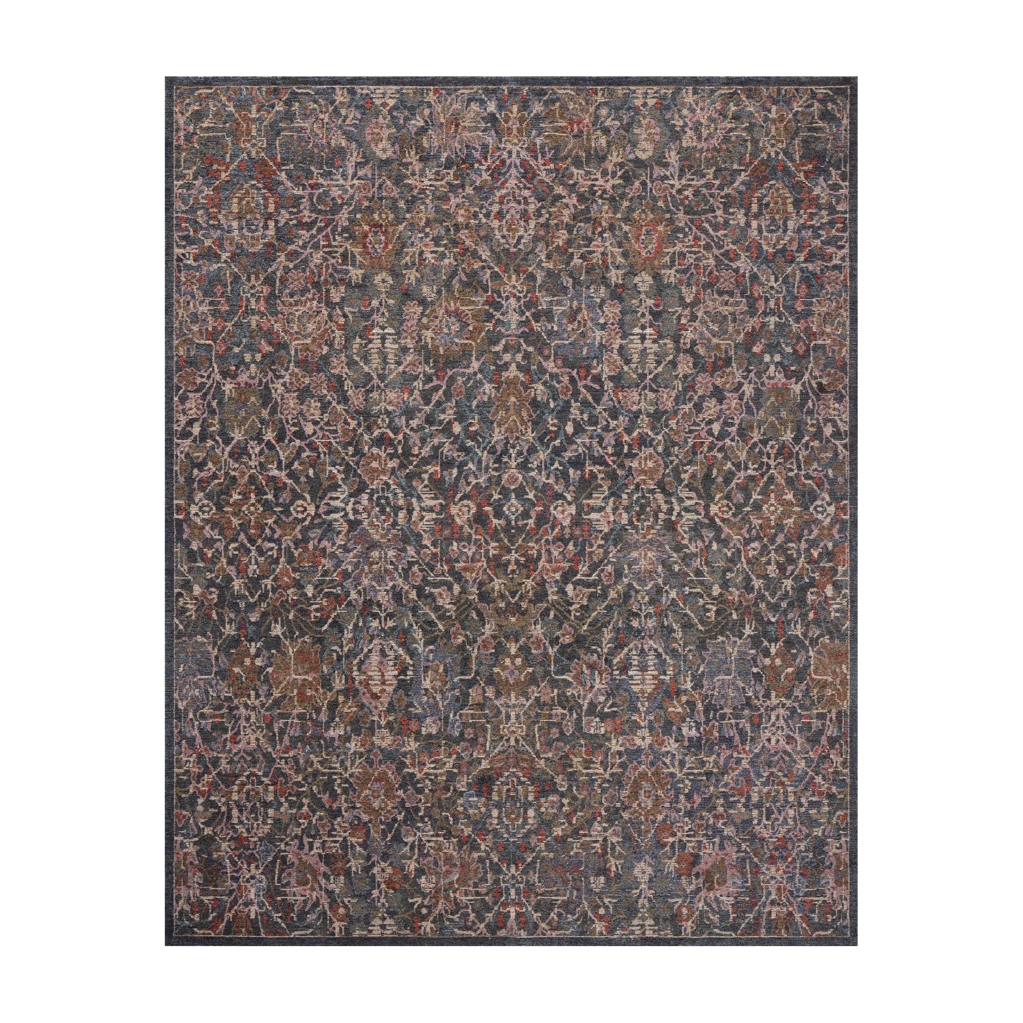 Loloi Winchester Denim / Sunset Square Rug RUGS - synthetic Loloi 10'0" x 10'0" Square