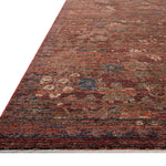 Loloi Winchester Ruby / Mushroom Rug RUGS - synthetic Loloi 18" x 18"