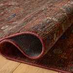 Loloi Winchester Ruby / Mushroom Rug RUGS - synthetic Loloi 18" x 18"