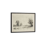 Briar Framed Print On Linen ARTWORK- Paintings Moe's Furniture