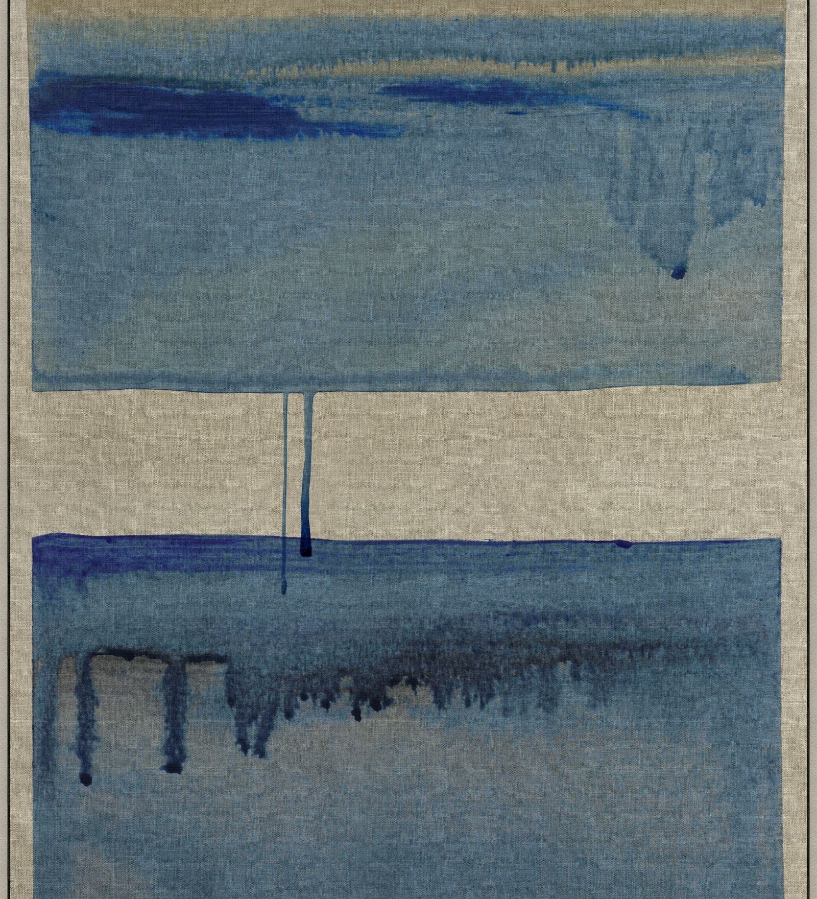 "Teal Horizons" Framed Art Print – view 2