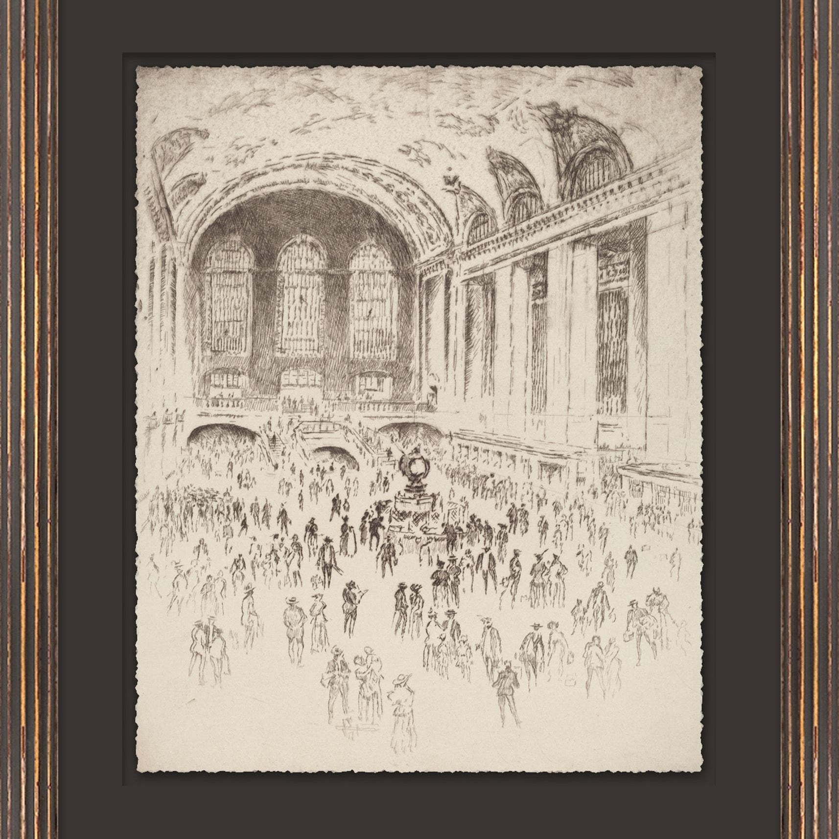 "Etched in History 7" Framed Art Print ARTWORK - framed art Wendover Art Group