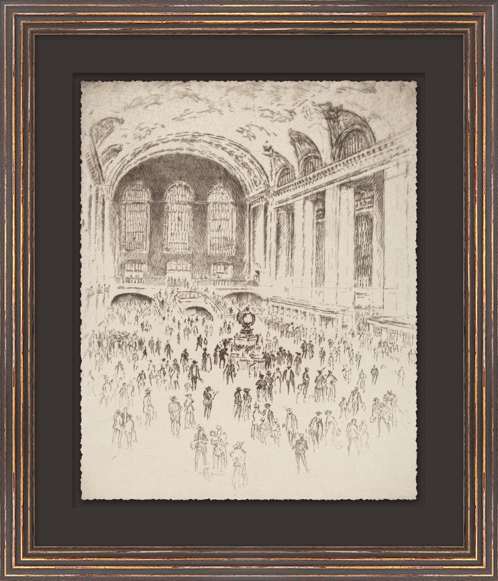 "Etched in History 7" Framed Art Print ARTWORK - framed art Wendover Art Group