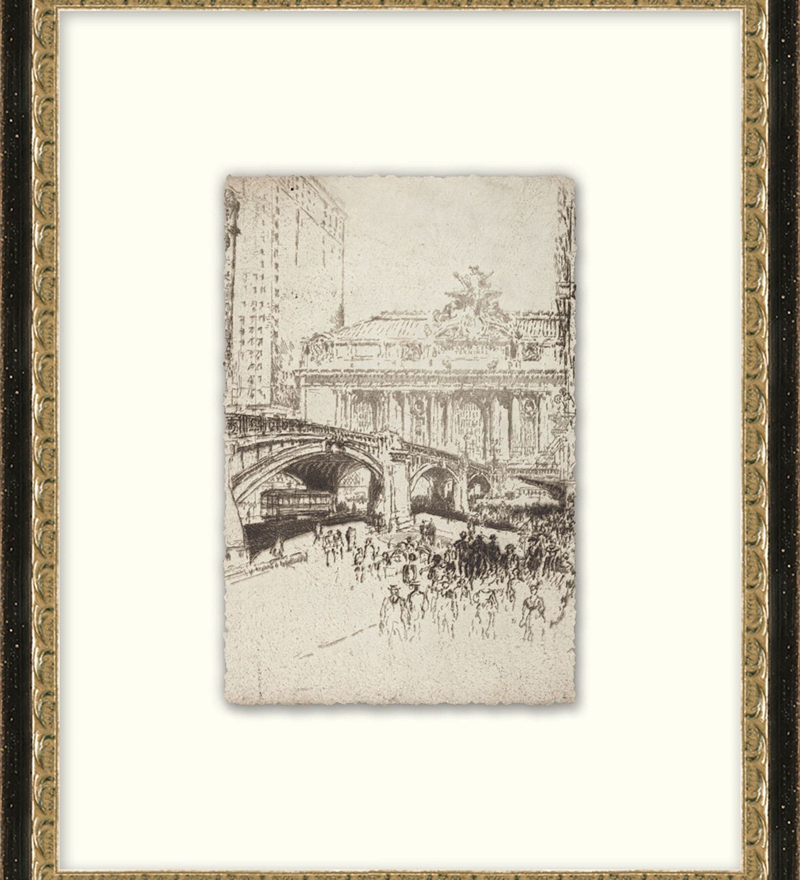 "Sketched in History 11" Framed Art Print – view 2