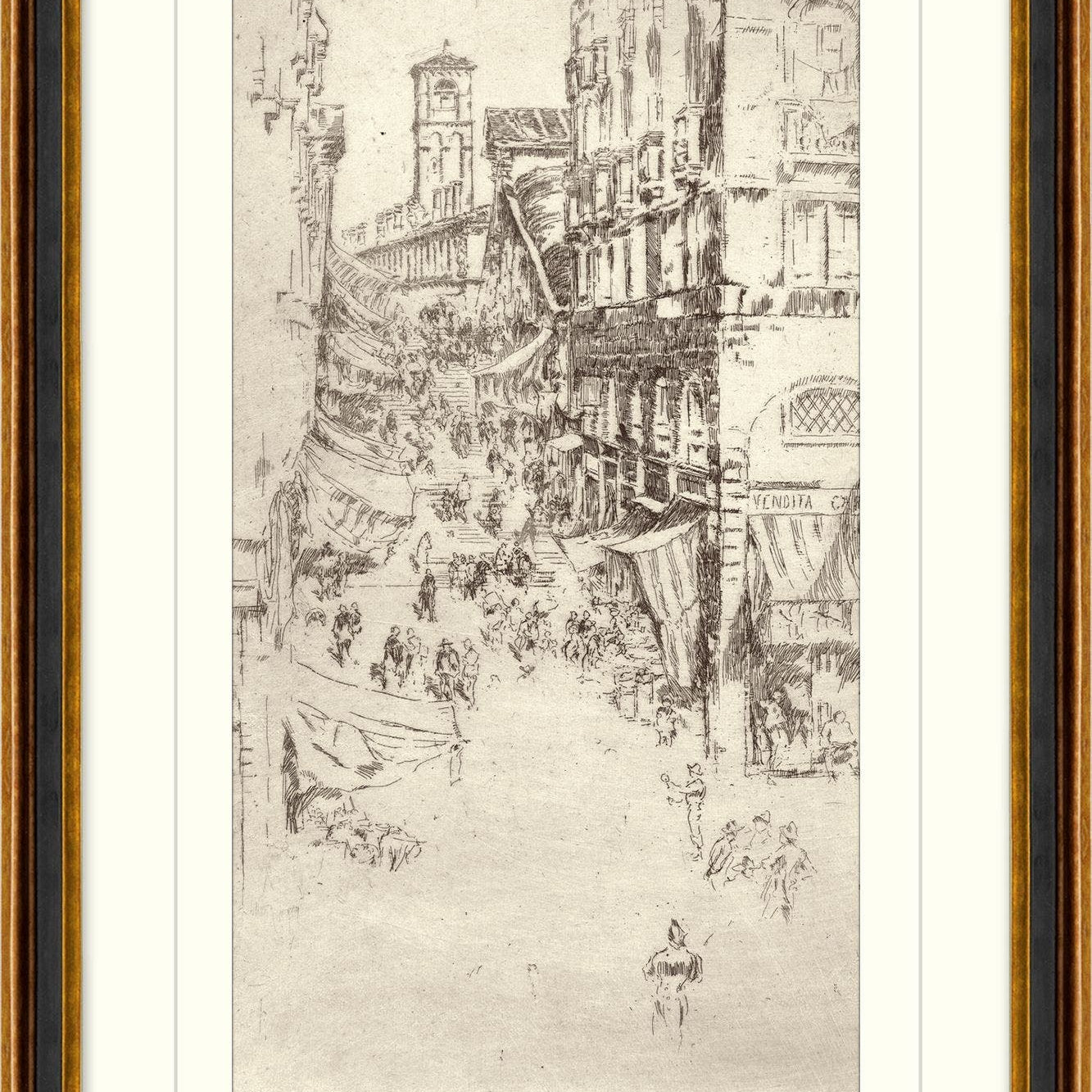 "Etched in History 14" Framed Art Print ARTWORK - framed art Wendover Art Group