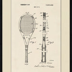 "Anatomy of Tennis" Framed Art Print ARTWORK - framed art Wendover Art Group