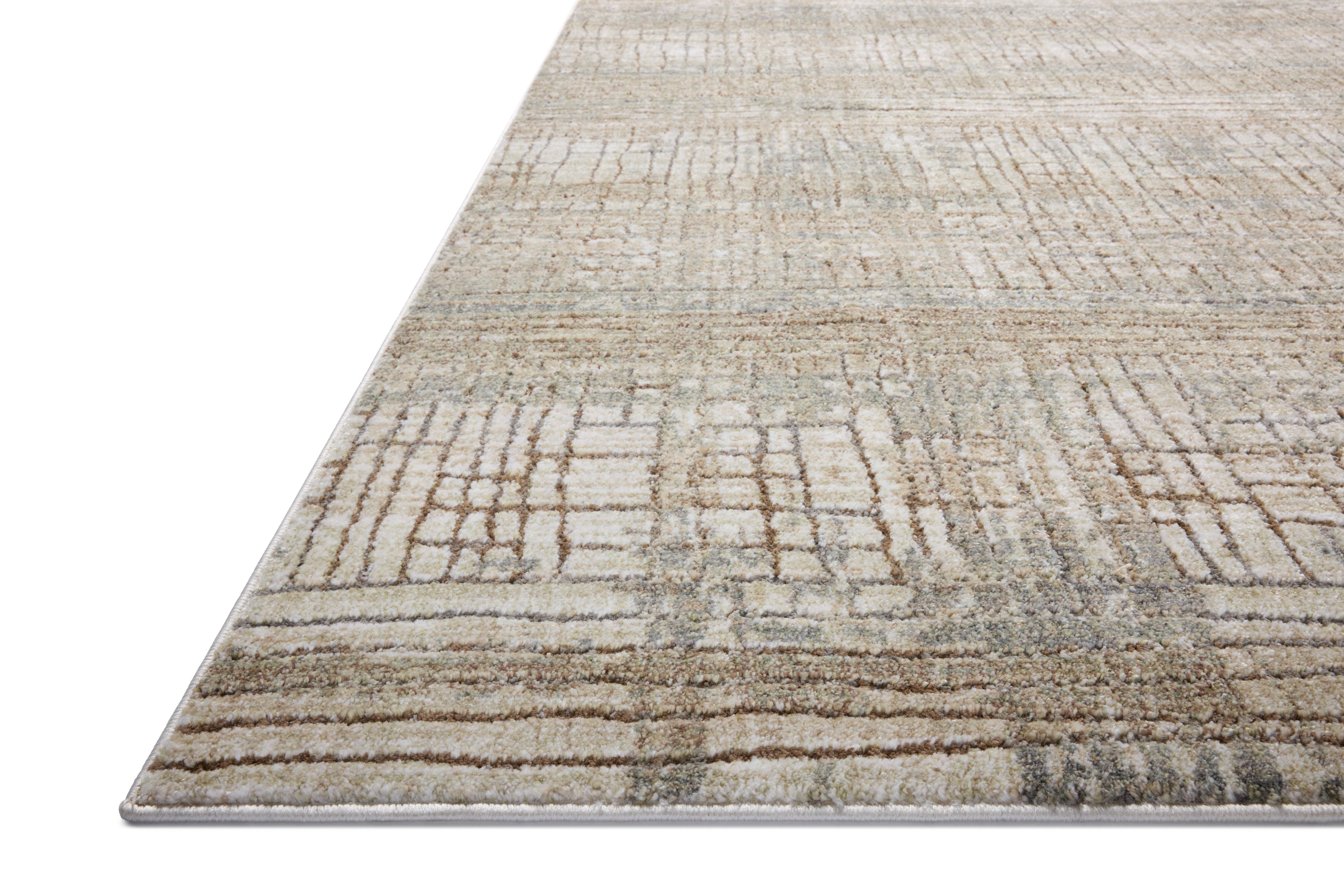 Loloi Wyatt Lagoon / Natural Runner Rug RUGS - synthetic Loloi