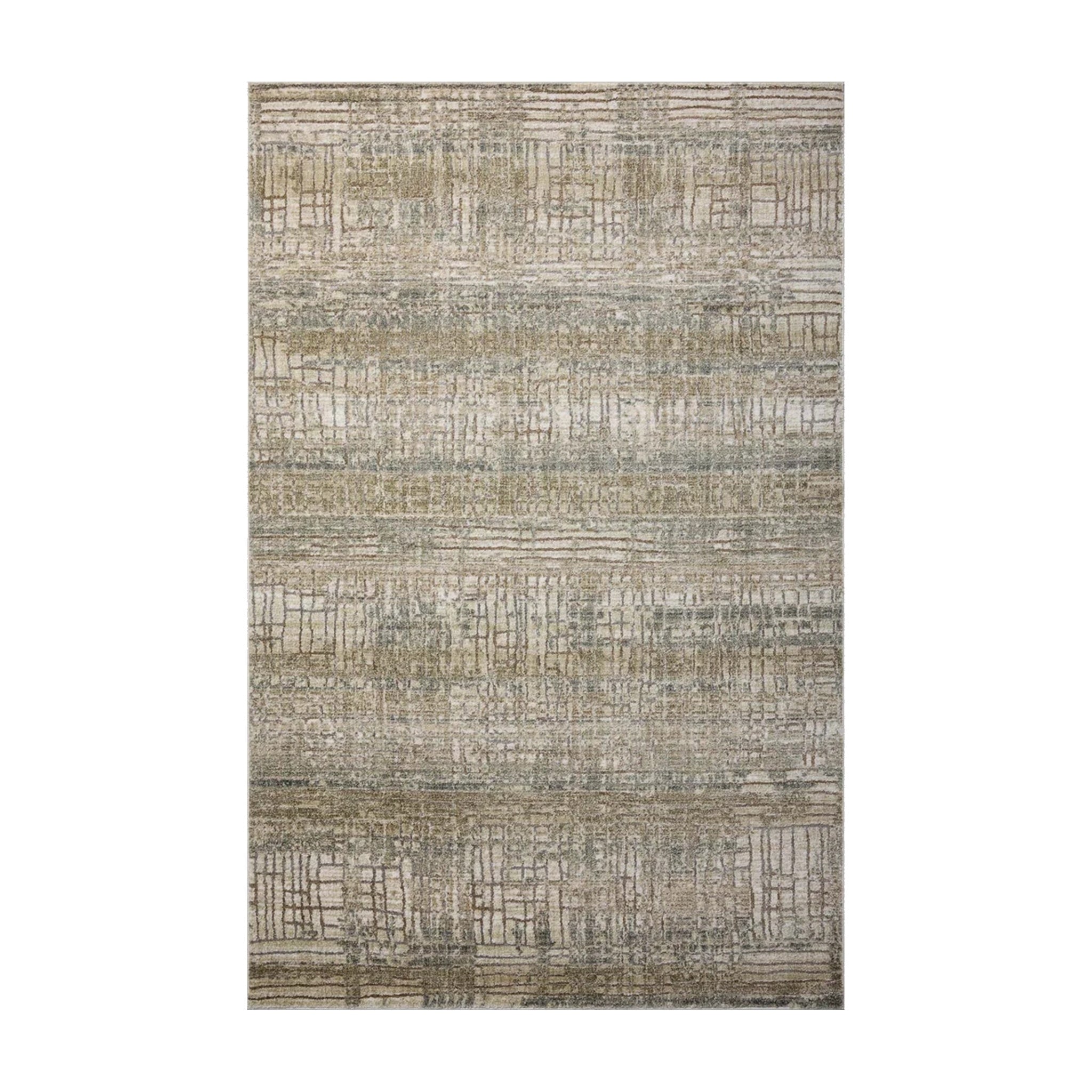 Loloi Wyatt Lagoon / Natural Runner Rug RUGS - synthetic Loloi 2'6" x 8'0"