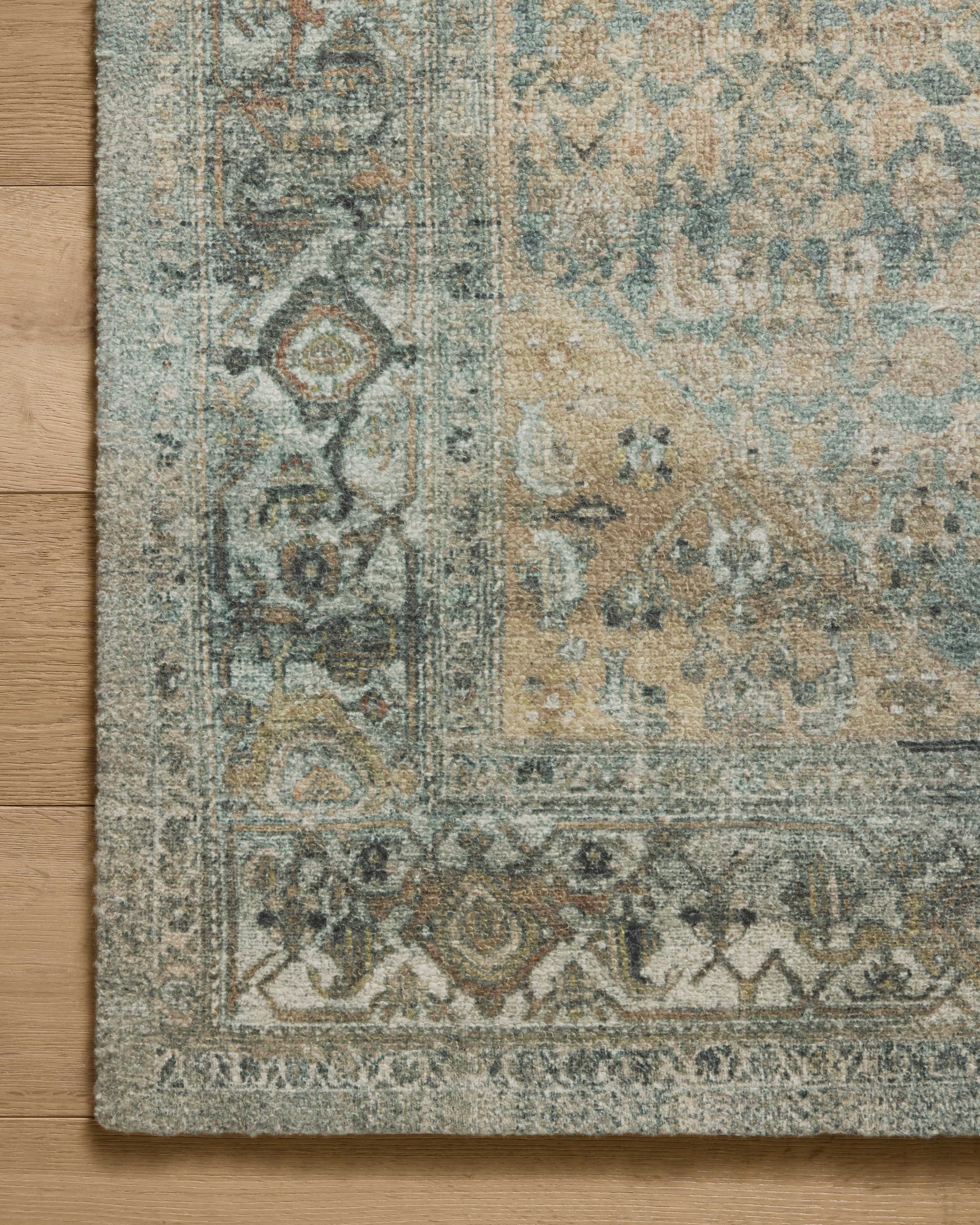 Joanna Gaines x Loloi Wimberly Lagoon / Wheat Rug RUGS - synthetic Loloi
