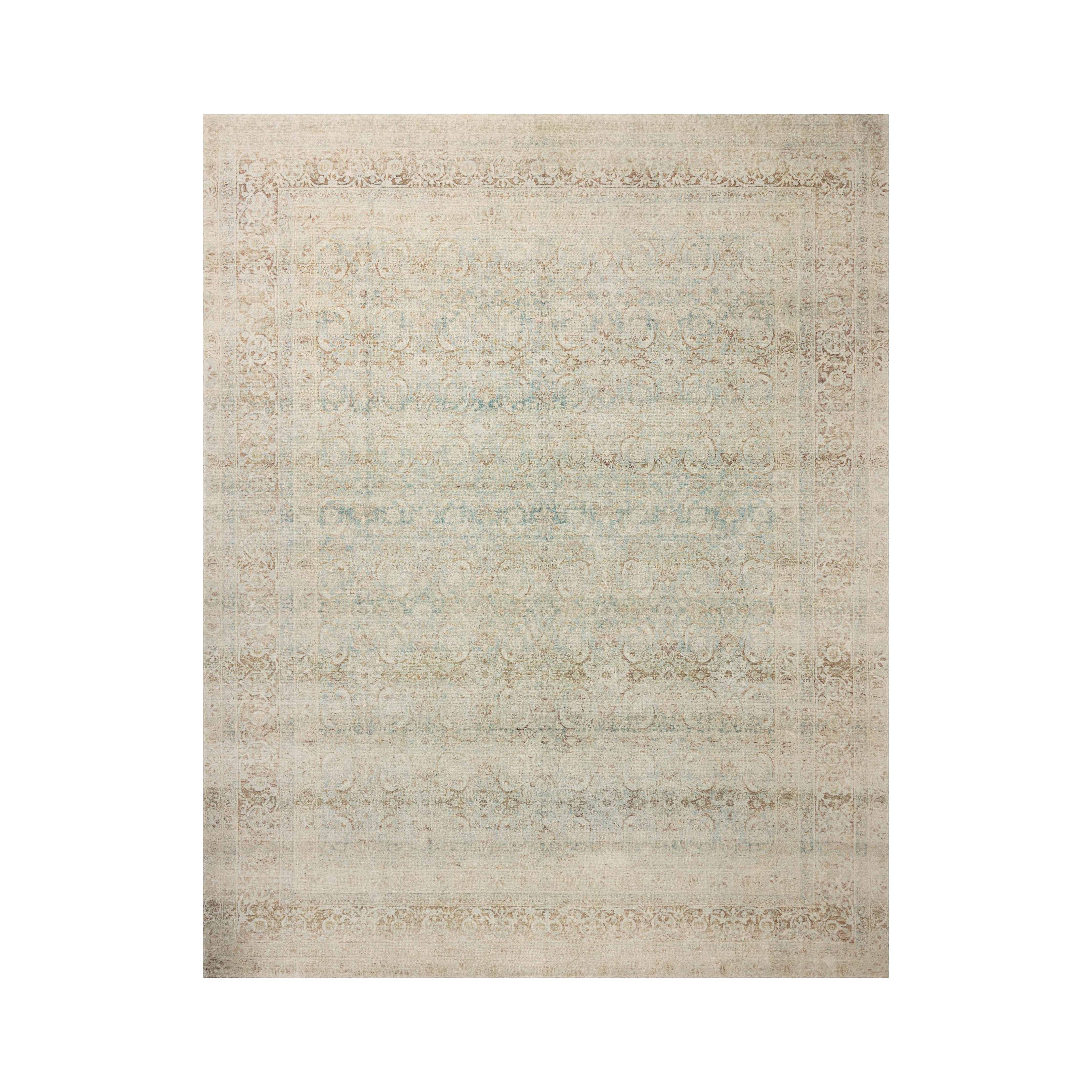 Magnolia Home by Joanna Gaines x Loloi Wimberly Sky / Copper Rug RUGS - synthetic Loloi 18" x 18" sample