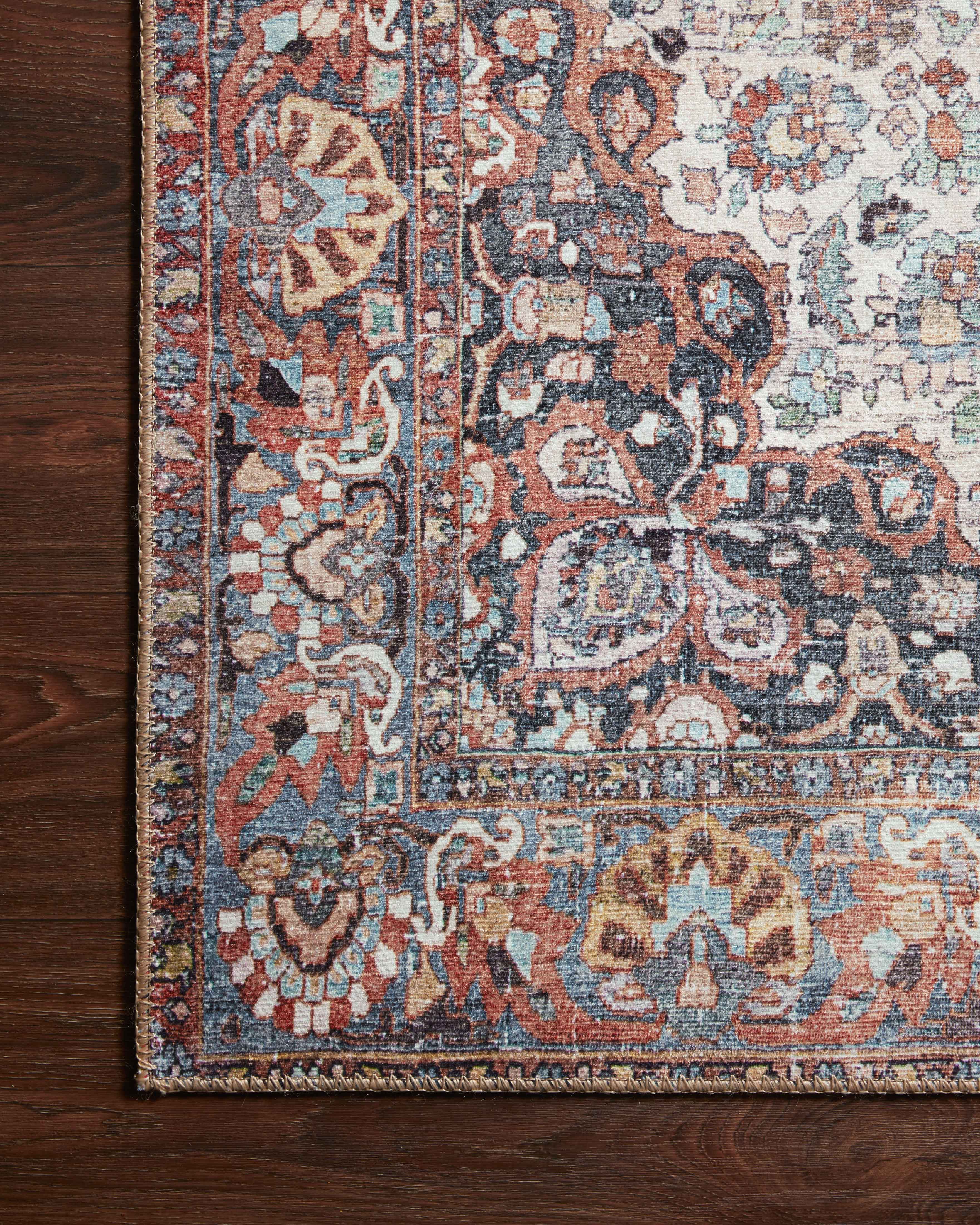 Loloi Wynter Red / Multi Rug RUGS - synthetic Loloi