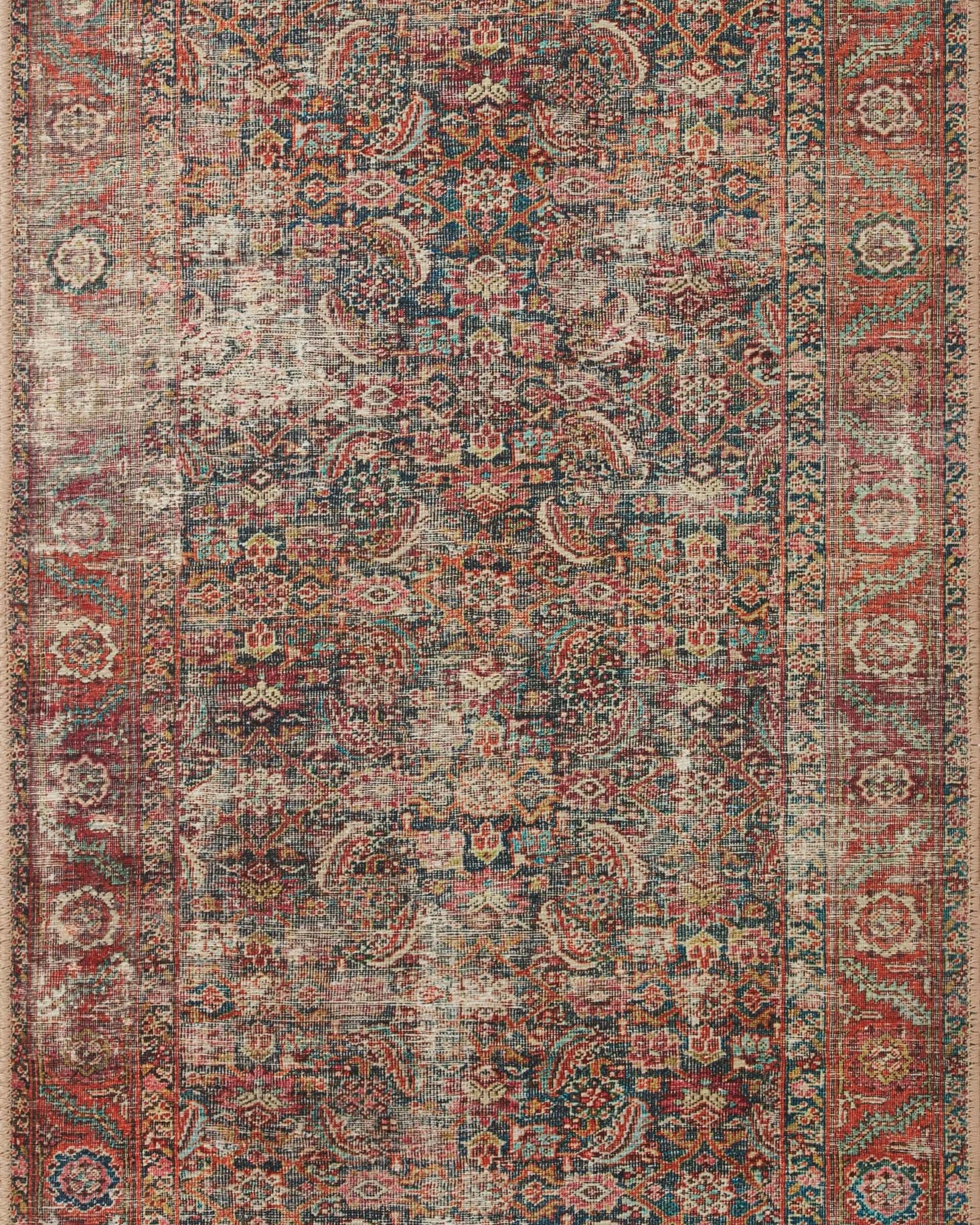 Loloi Wynter Onyx / Multi Rug patterned rugs Loloi