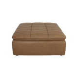 Linnea Ottoman Furniture - Ottomans Moe's Furniture Brown