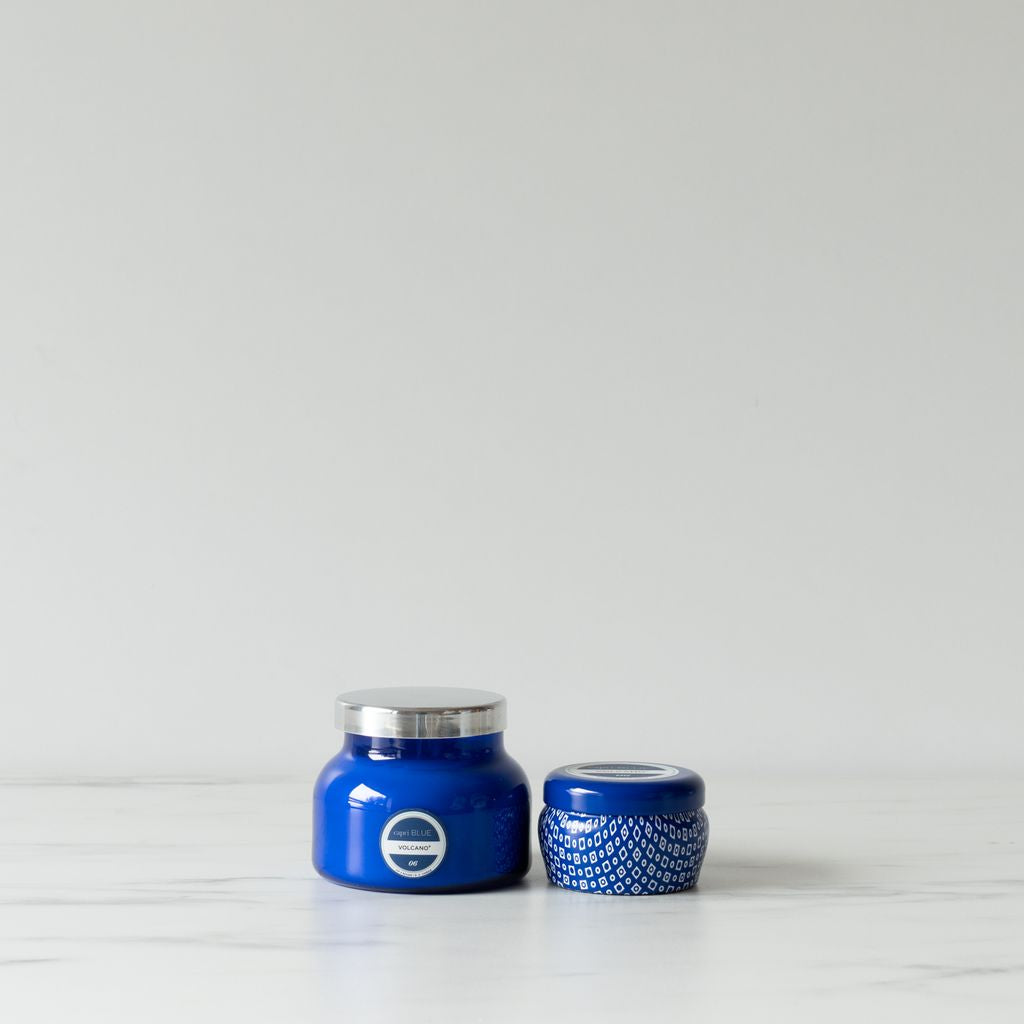 Signature Volcano Blue Petite Jar Candle by Capri Blue - Rug & Weave