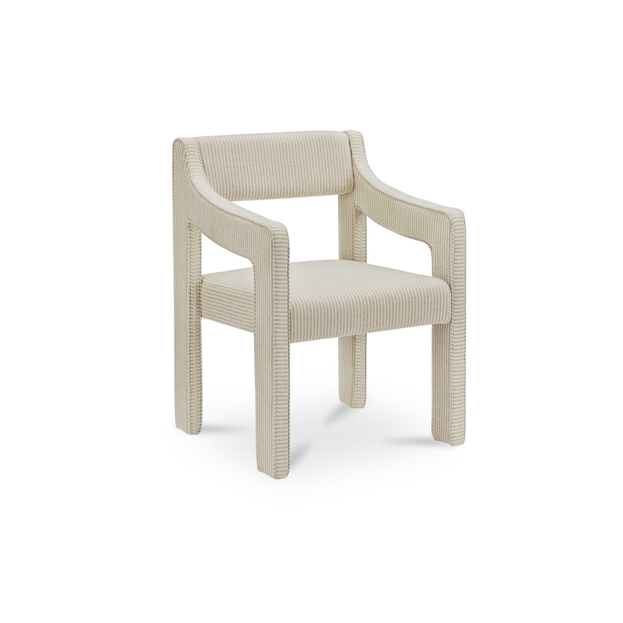 Elsie Dining Chair FURNITURE - dining chairs Moe's Furniture Stripe