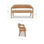 Martens Dining Bench FURNITURE - dining bench Moe's Furniture