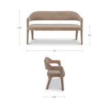 Martens Dining Bench FURNITURE - dining bench Moe's Furniture