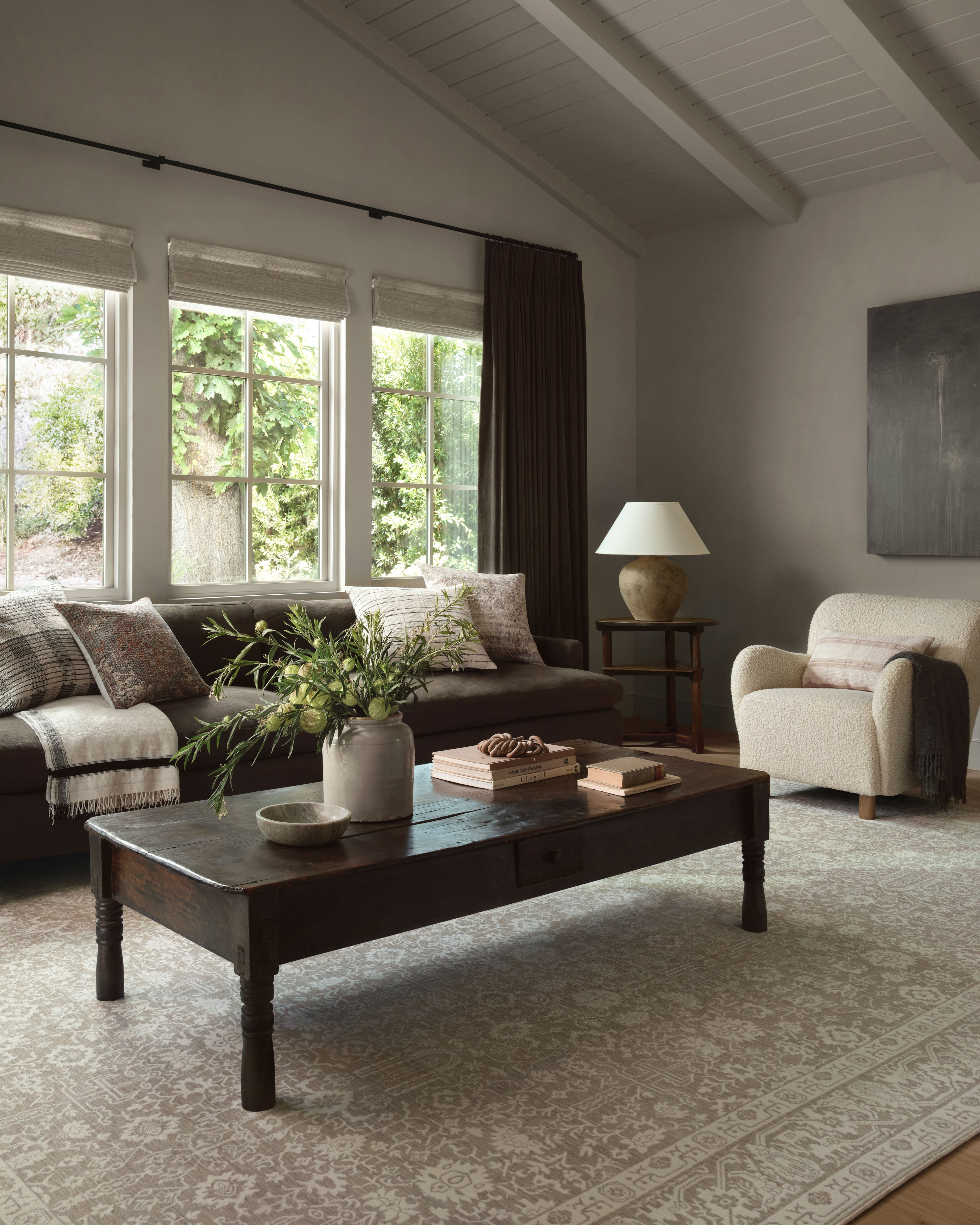 Amber Lewis x Loloi Zuma Sand / Stone Rug 2-RUGS - patterned Loloi