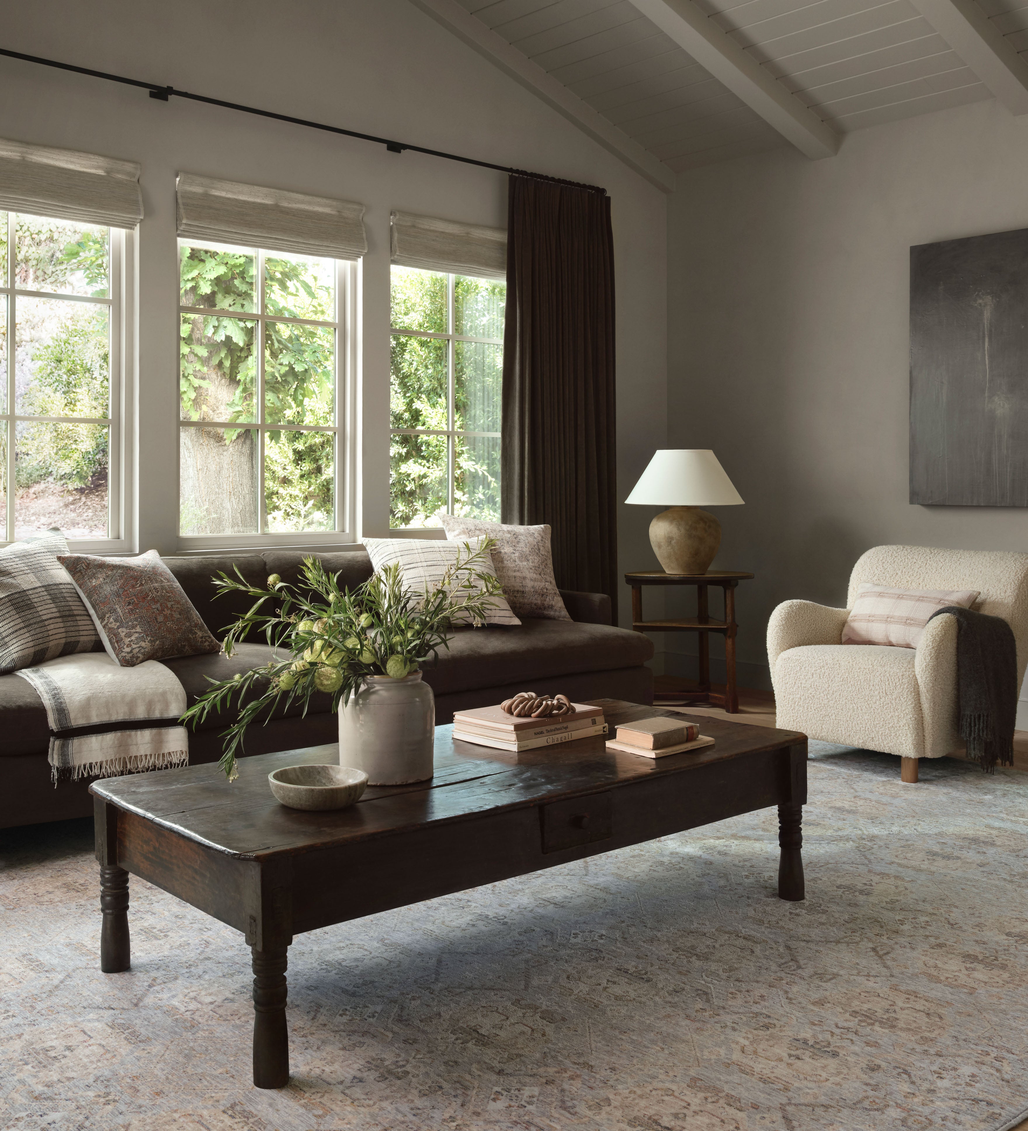 Amber Lewis x Loloi Zuma Silver / Multi Rug RUGS - synthetic Loloi