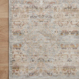 Amber Lewis x Loloi Zuma Silver / Multi Rug RUGS - synthetic Loloi