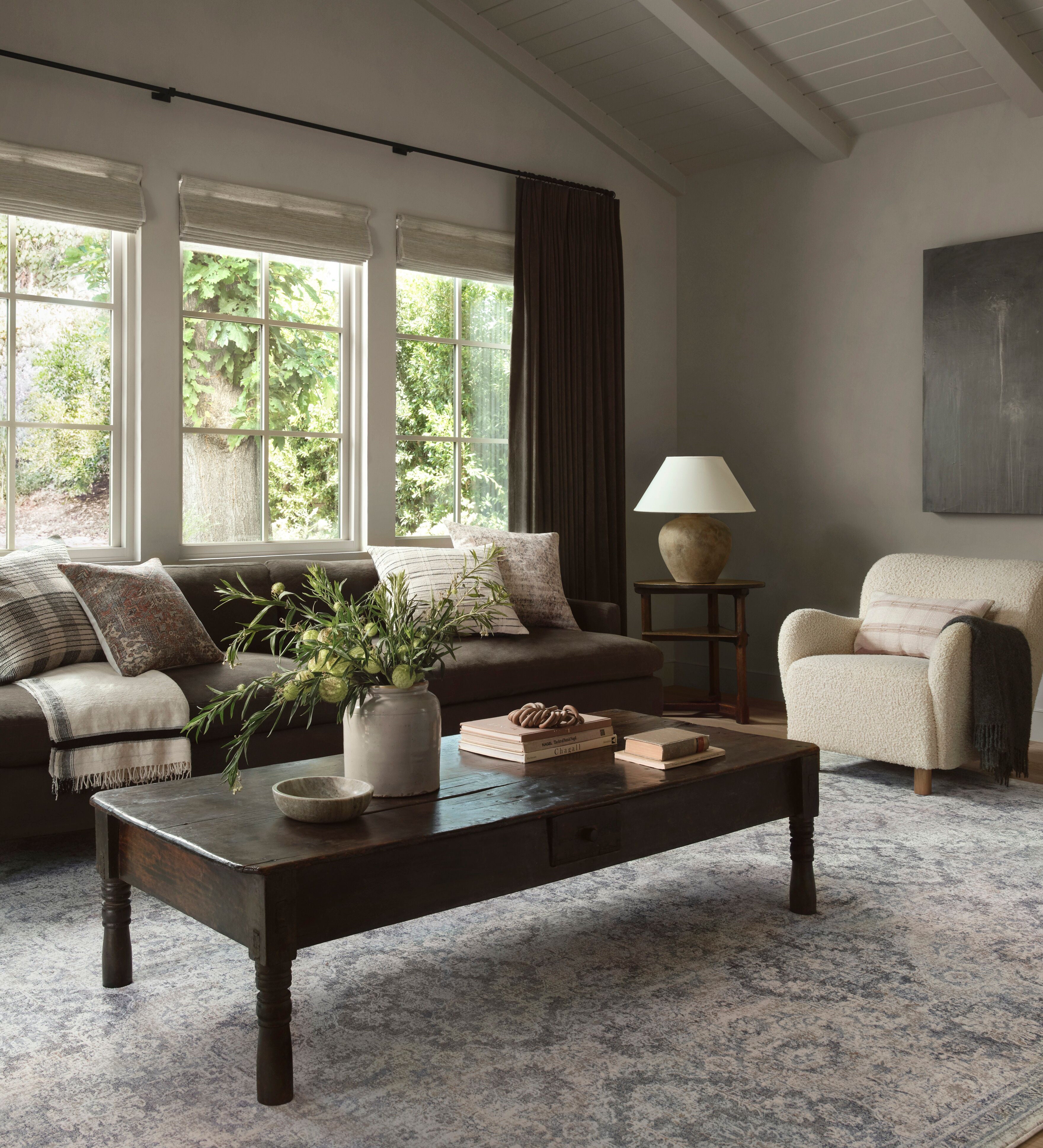 Amber Lewis x Loloi Zuma Pebble / Stone Rug 2-RUGS - patterned Loloi