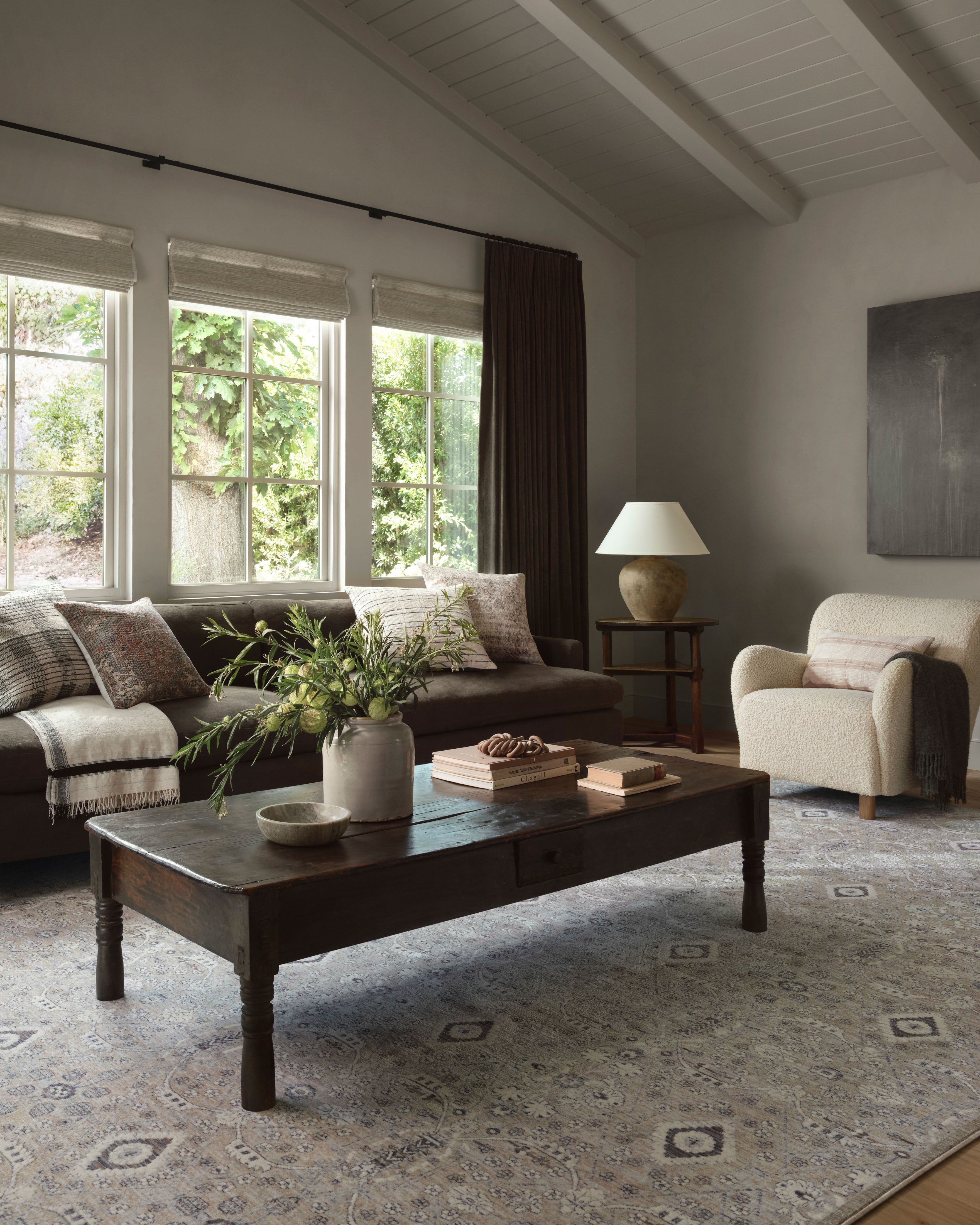 Amber Lewis x Loloi Zuma Silver / Sky 2-RUGS - patterned Loloi