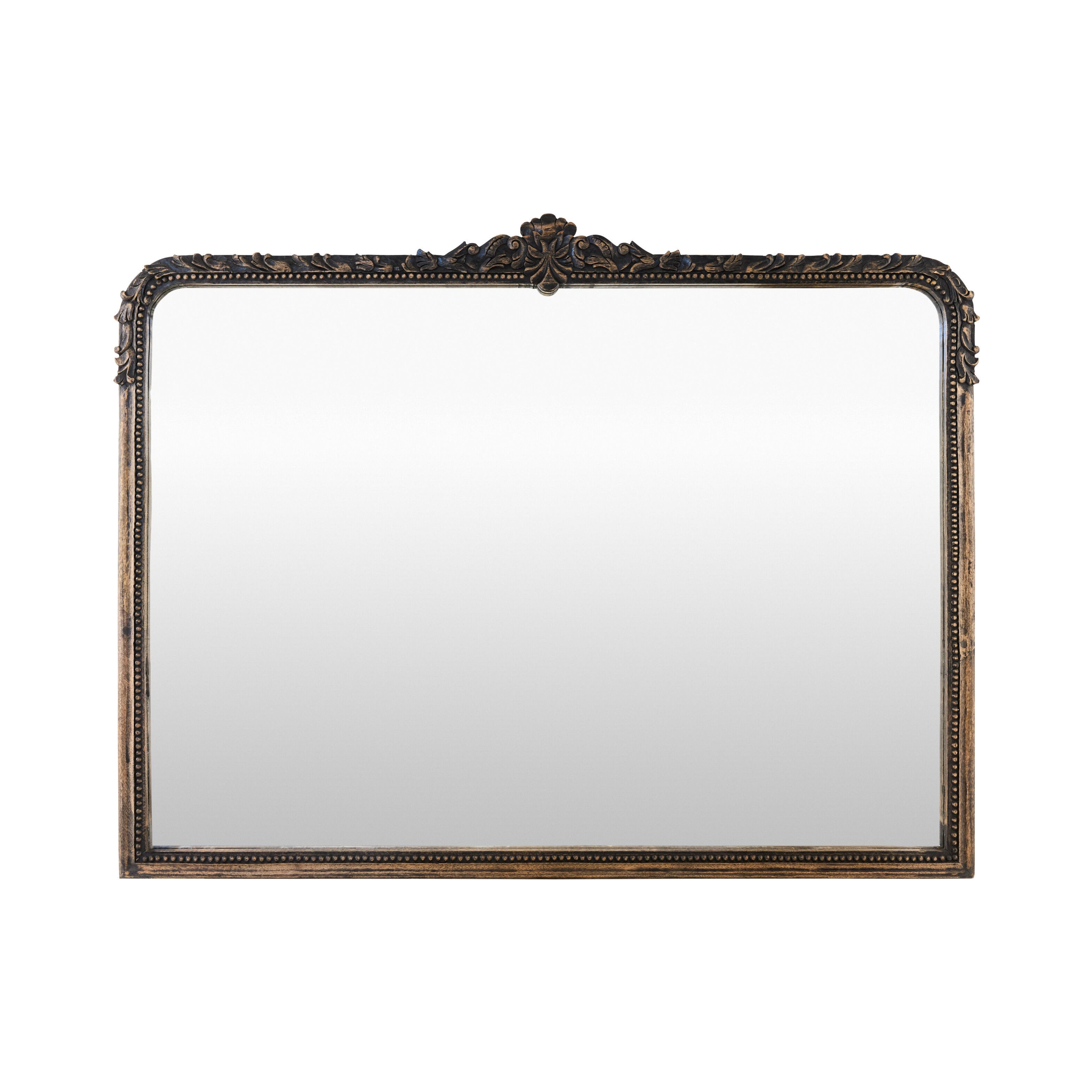 Azaria Mantel Mirror MIRROR - Mantel Mirror Surya Black