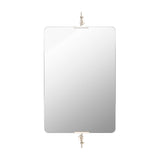 Amaranthe Accent Mirror MIRROR - Accent Mirror Surya Antiqued Metallic - Silver 46"