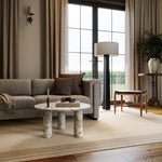 Nate Berkus Canon Bordered Wool Cozy Area Rug RUGS - wool Dash & Albert