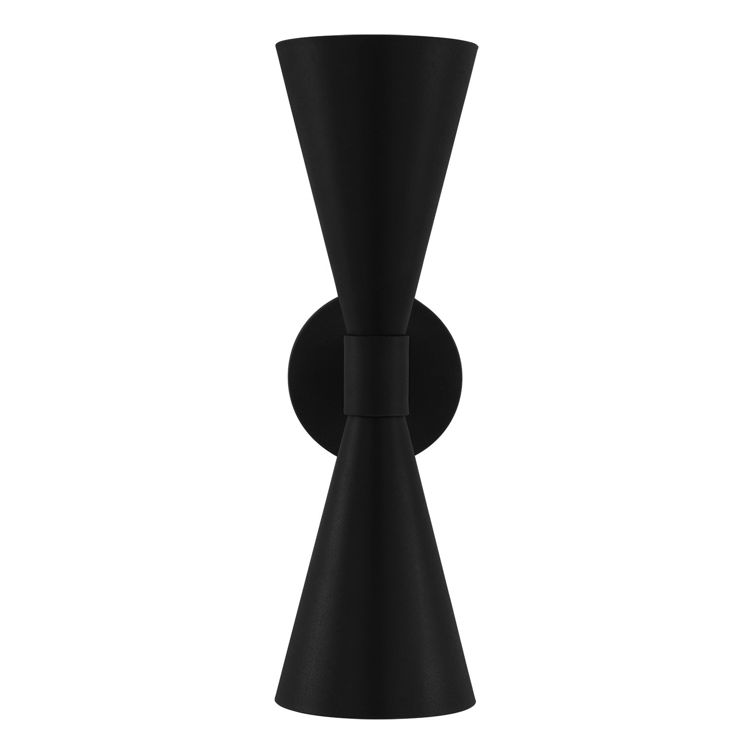 Albertine Medium Outdoor Sconce LIGHTING - outdoor fixture Visual Comfort - Studio Textured Black