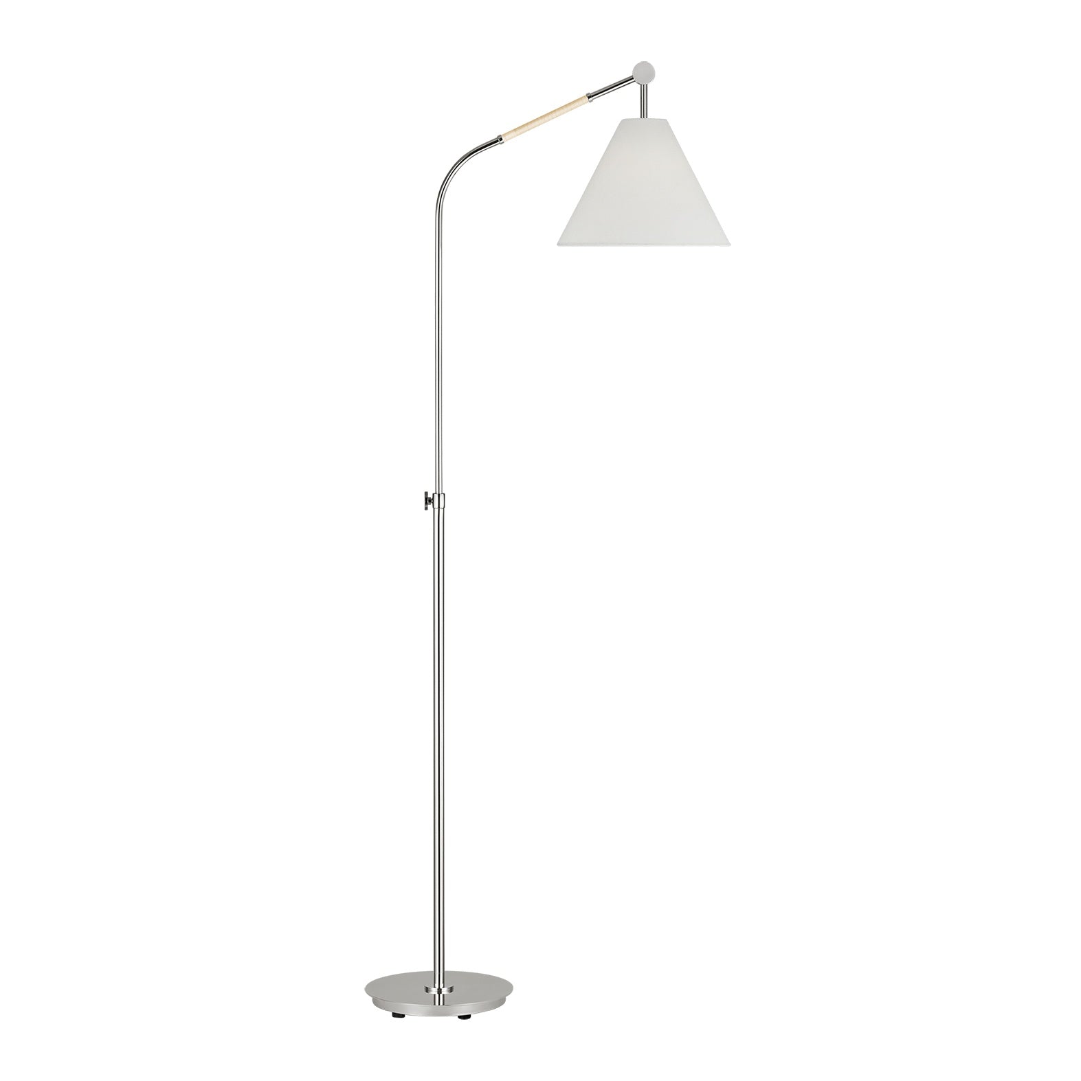 Remy Medium Task Floor Lamp LIGHTING - floor lamp Visual Comfort Polished Nickel