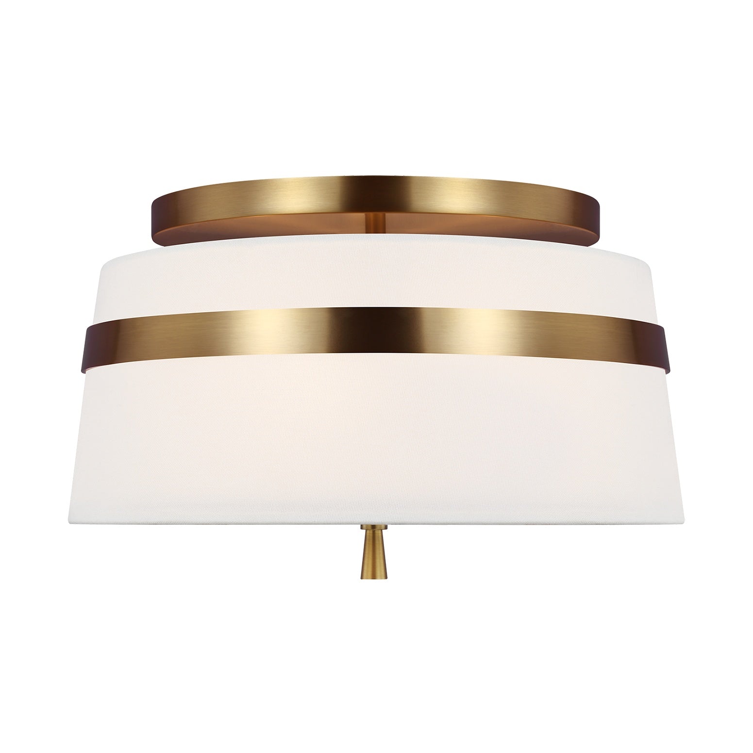 Cordtlandt Semi-Flush Mount LIGHTING - flush mount Visual Comfort Small Burnished Brass