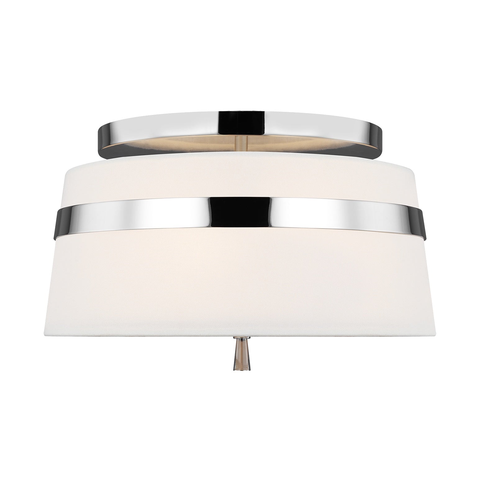 Cordtlandt Semi-Flush Mount LIGHTING - flush mount Visual Comfort Small Polished Nickel