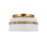 Cordtlandt Semi-Flush Mount LIGHTING - flush mount Visual Comfort Small Rattan