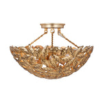 Kelan Semi Flush Mount LIGHTING - flush mount Visual Comfort Antique Gild